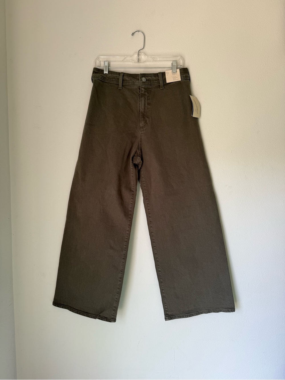Universal Thread NWT High-Rise Sailor Wide Leg Pants - Olive Green Size 10